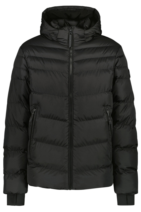 Cars zwarte heren jas | Vooraanzicht