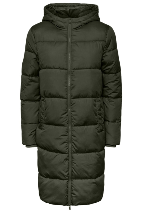 Pieces groene dames jas | Vooraanzicht