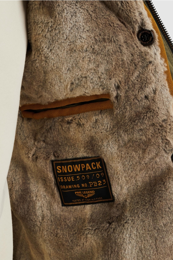 PME legend groene heren jas | Close up