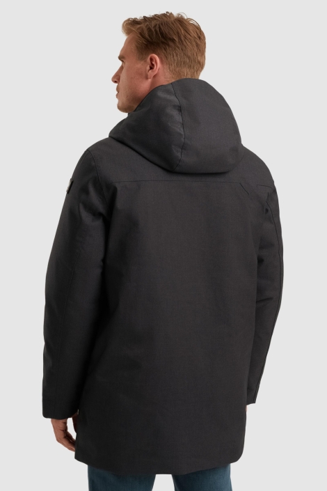 Vanguard blauwe heren jas | Model achteraanzicht