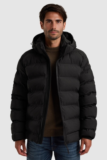 Cast Iron short jacket 2l softshell heatseal Zwart