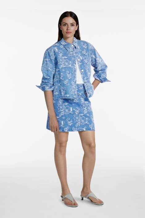 Vila blauwe dames jas | Model