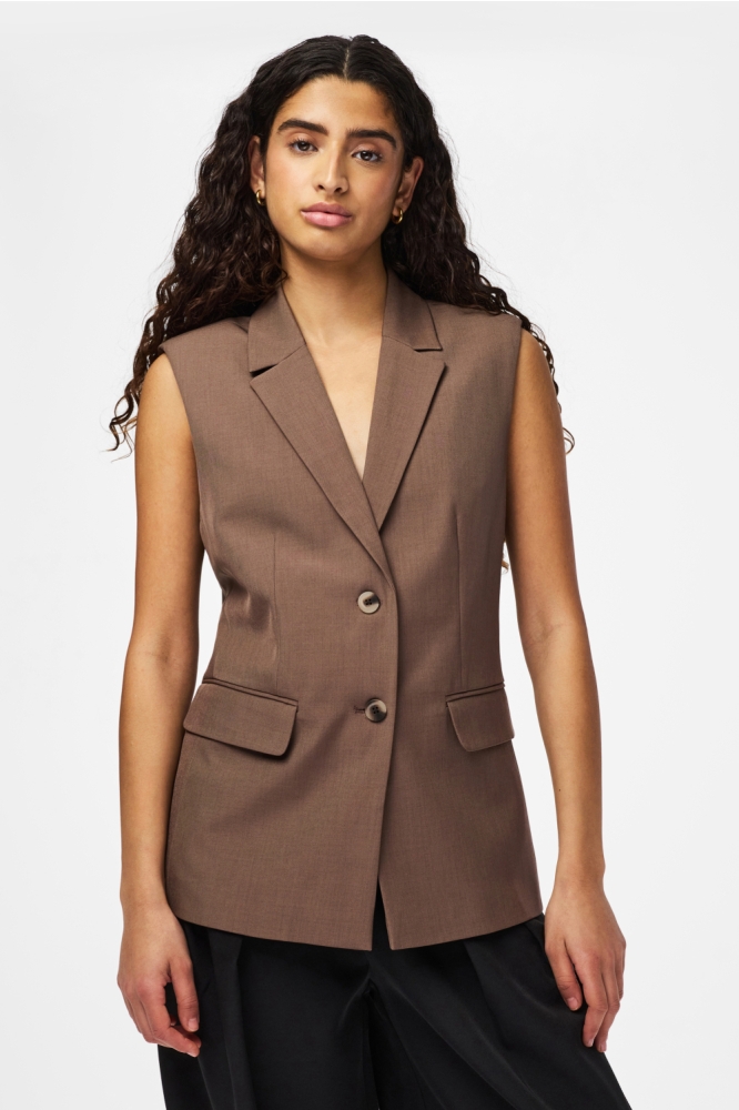 Pieces bruine dames gilet | 