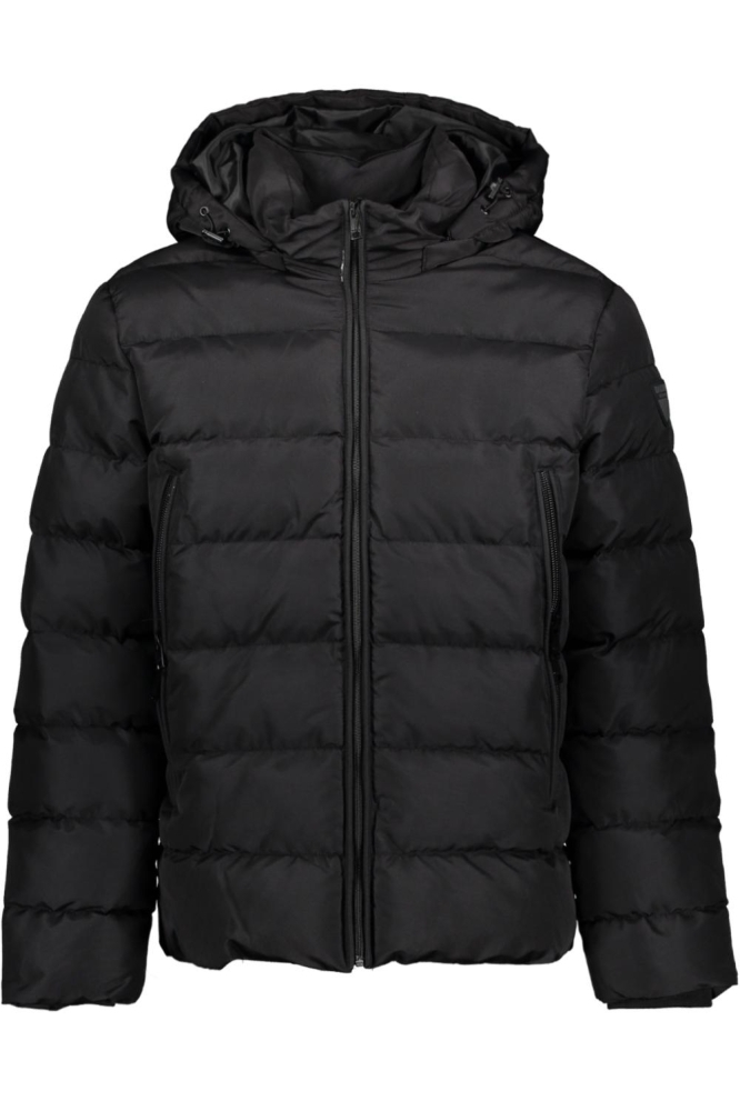 Ballin zwarte heren jas | Vooraanzicht