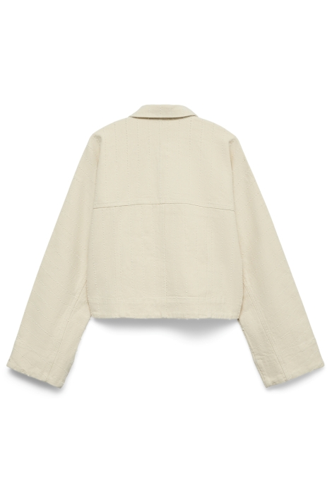 Vero Moda ecru dames jas | Achteraanzicht