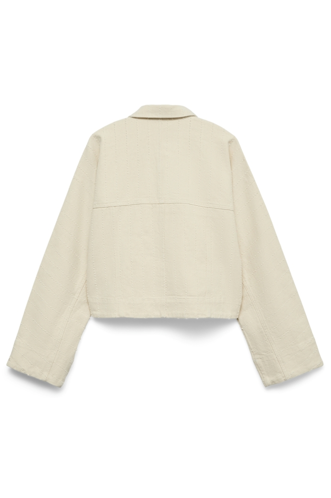 Vero Moda ecru dames jas | Achteraanzicht