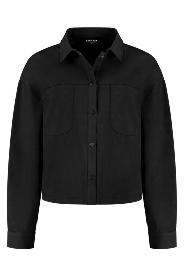 Lady Day Blouse MERCI BRUSHED L30 875 2918 BLACK