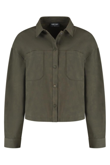 Lady Day Blouse MERCI BRUSHED L30 875 2918 DARK OLIVE