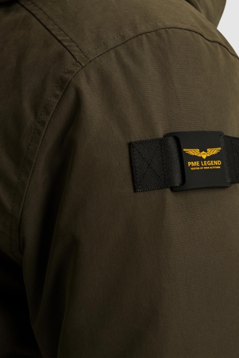PME legend groene heren jas | Close up