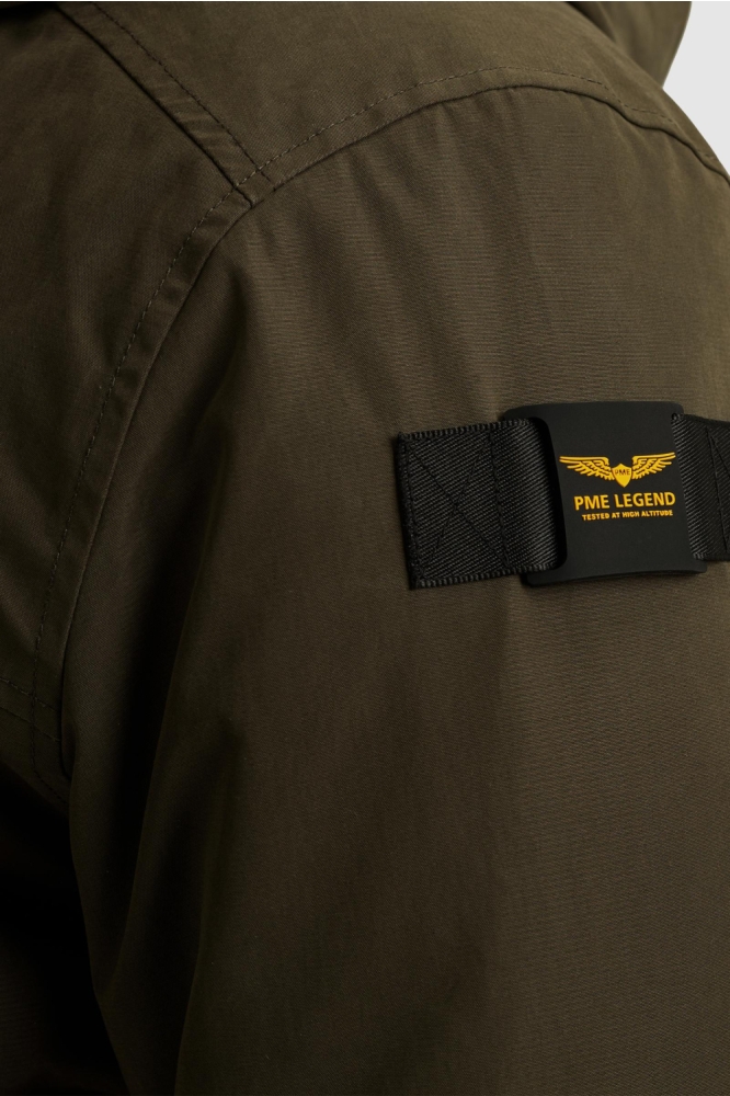 PME legend groene heren jas | Close up