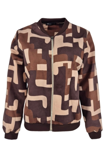 FOS Amsterdam Blazer BAMBI BLOCKS 7596 205 BRUIN