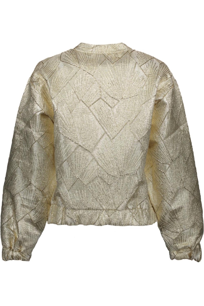 Zusss gouden dames jas | Achteraanzicht