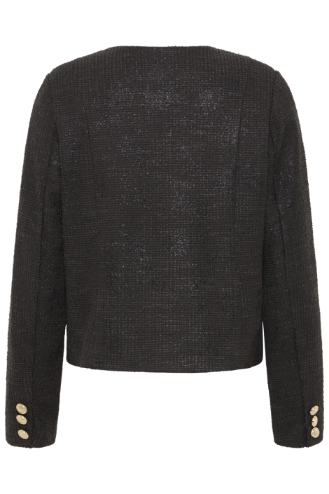 Ichi zwarte dames blazer | Achteraanzicht