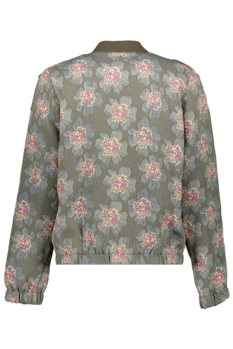 Geisha groene dames jas | Achteraanzicht