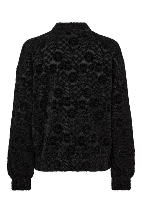 Freequent zwarte dames jas | Achteraanzicht