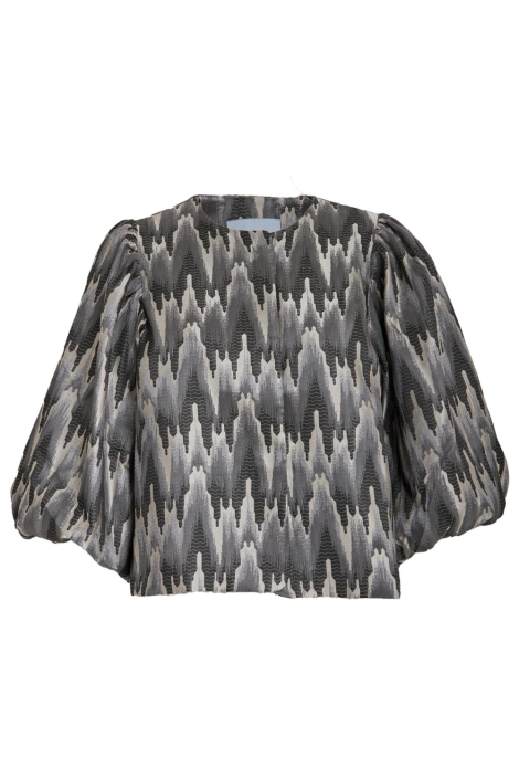 Minus grijze dames jas | Vooraanzicht