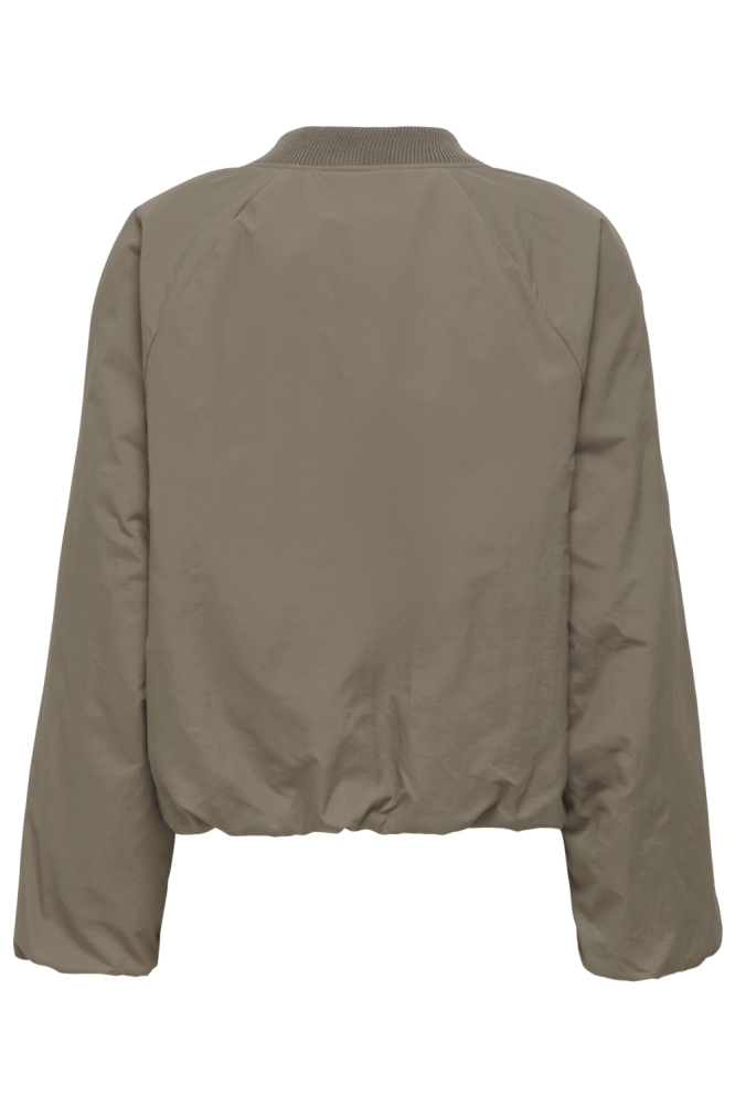 Only taupe dames jas | Achteraanzicht