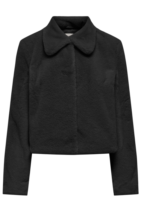 Jacqueline de Yong zwarte dames jas | Vooraanzicht