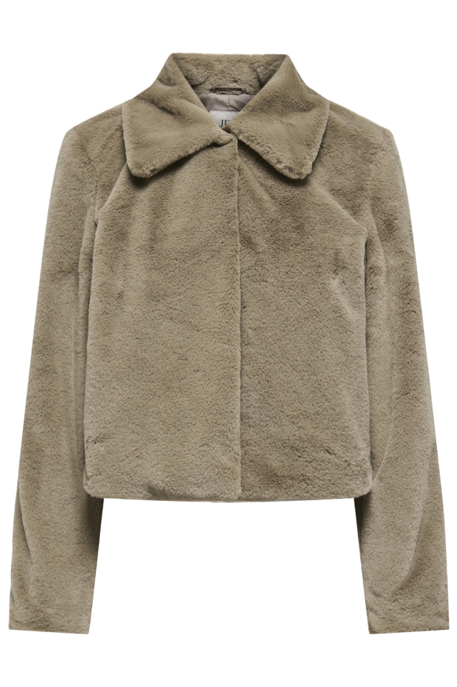 Jacqueline de Yong bruine dames jas | Vooraanzicht