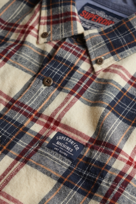 Superdry beige heren overhemd | Kleurstaal