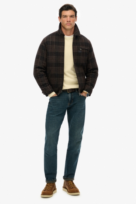 Superdry bruine heren jas | Model