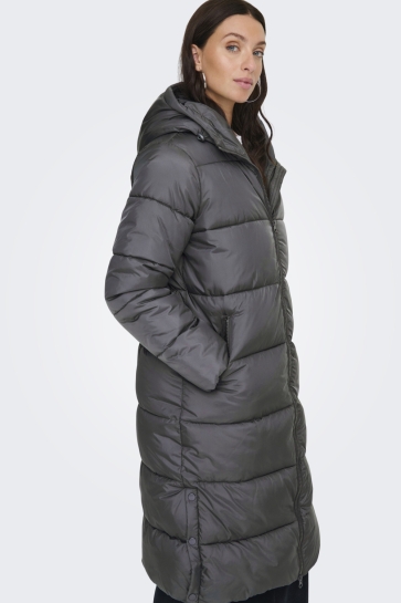 Only ONLMONTANA LIFE PUFFER JACKET NOOS 15226559 BLACKENED PEARL