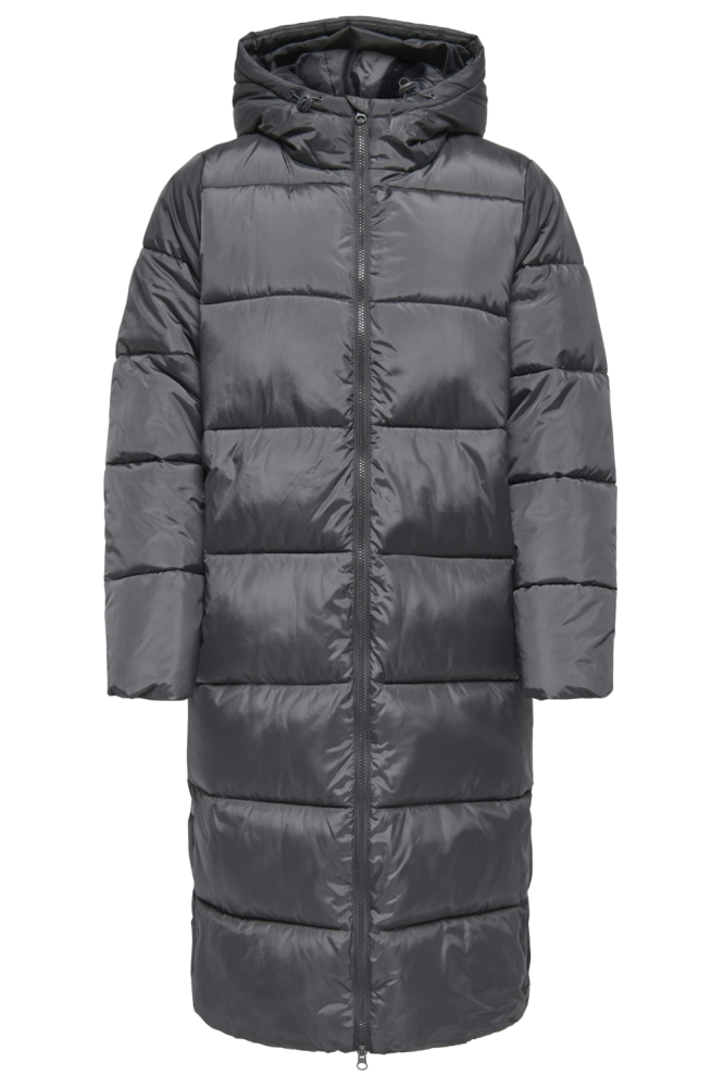 Only grijze dames jas | Vooraanzicht