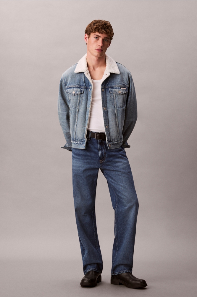 Calvin Klein blauwe heren jas | Model