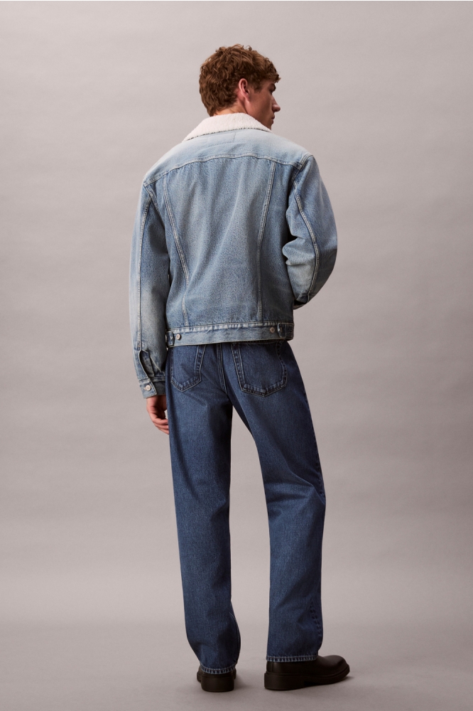 Calvin Klein blauwe heren jas | Model