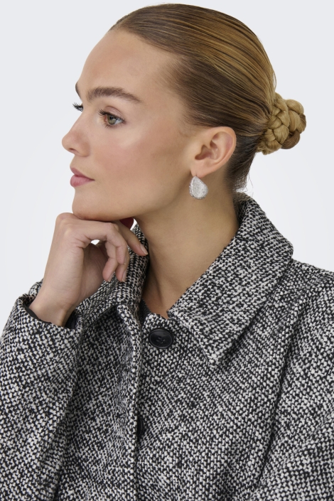 Jacqueline de Yong zwarte dames blazer | Close up