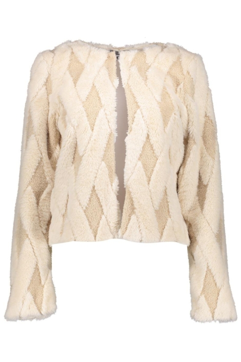 Geisha ecru dames vest | Vooraanzicht