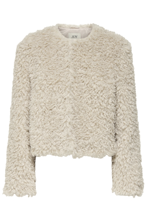 Jacqueline de Yong beige dames jas | Vooraanzicht