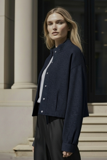 Hypedrop Jas HDMOLLY CROPPED DENIM JACKET 32000027 TITAN