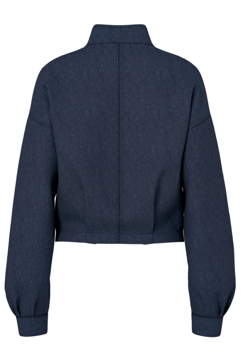 Hypedrop blauwe dames jas | Achteraanzicht