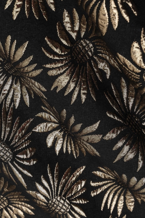 Ydence zwarte dames jas | Kleurstaal