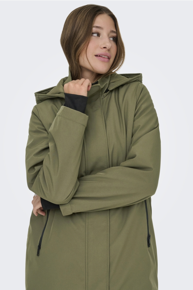 Only groene dames jas | Model