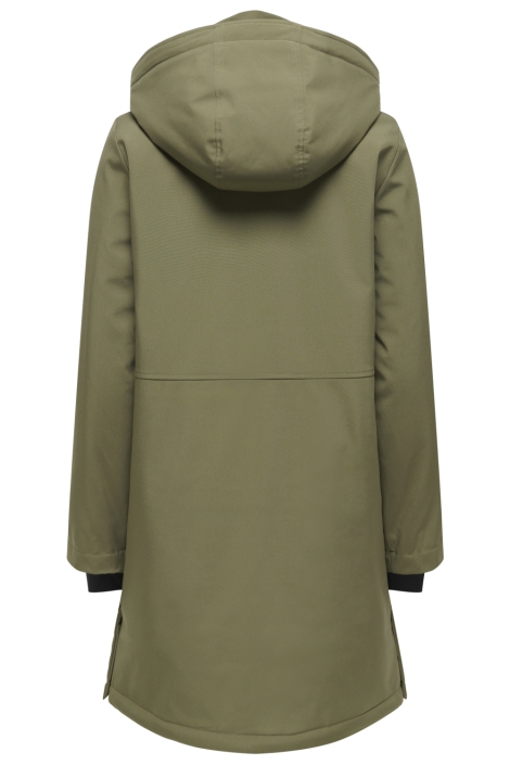 Only groene dames jas | Achteraanzicht