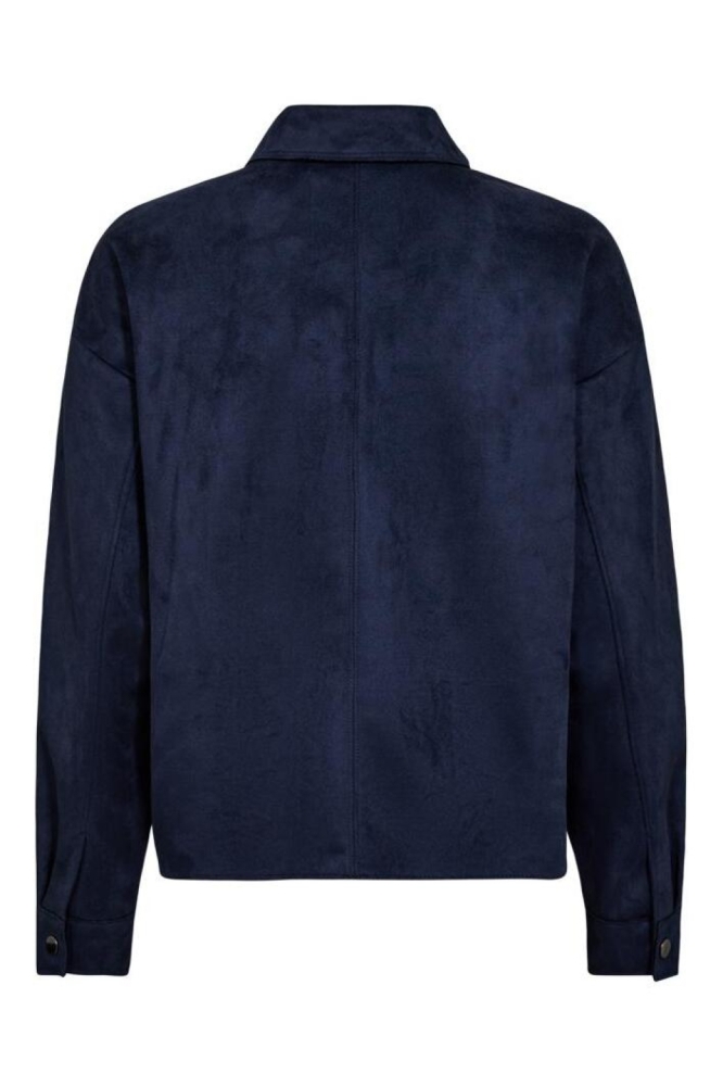 Freequent blauwe dames blazer | Achteraanzicht