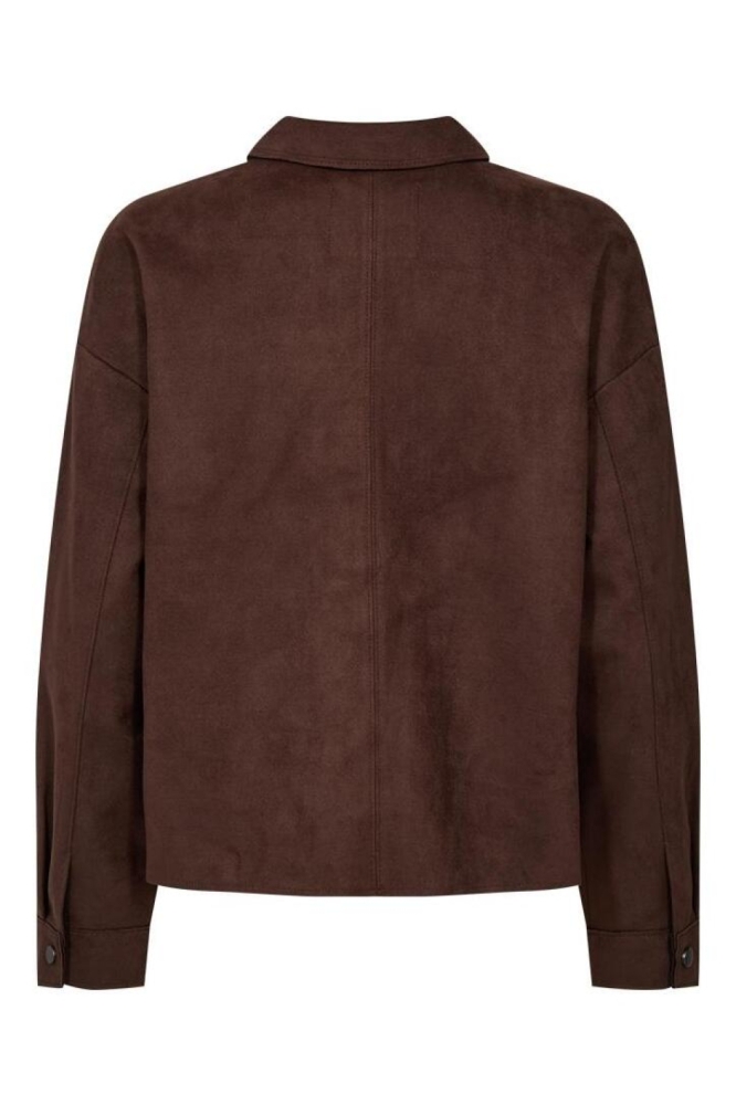 Freequent bruine dames blazer | Achteraanzicht