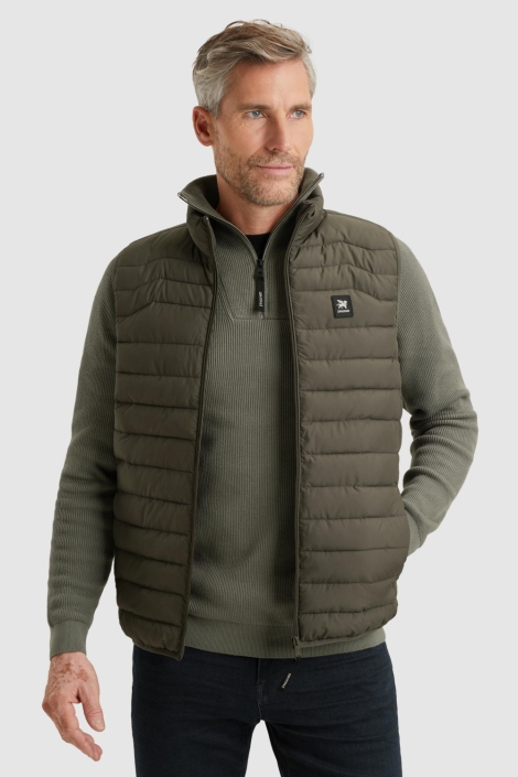 Vanguard groene heren jas | Model vooraanzicht