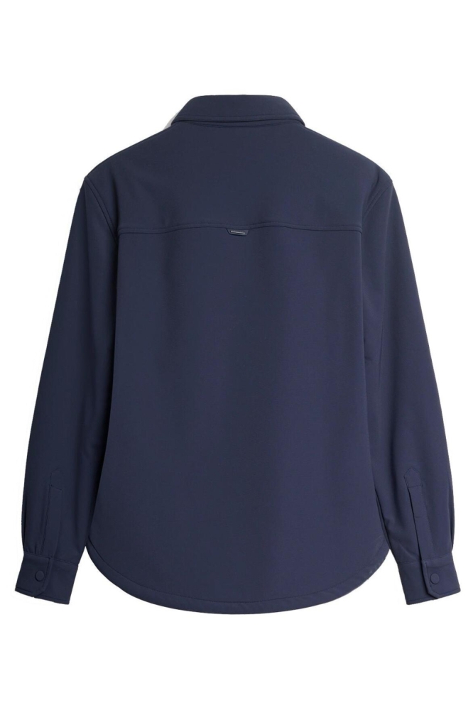 Antony Morato blauwe heren overhemd | Achteraanzicht