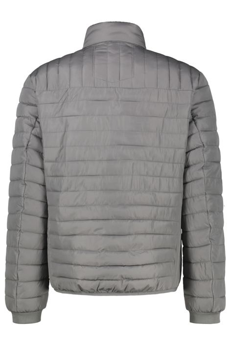 Lerros grijze heren jas | Achteraanzicht