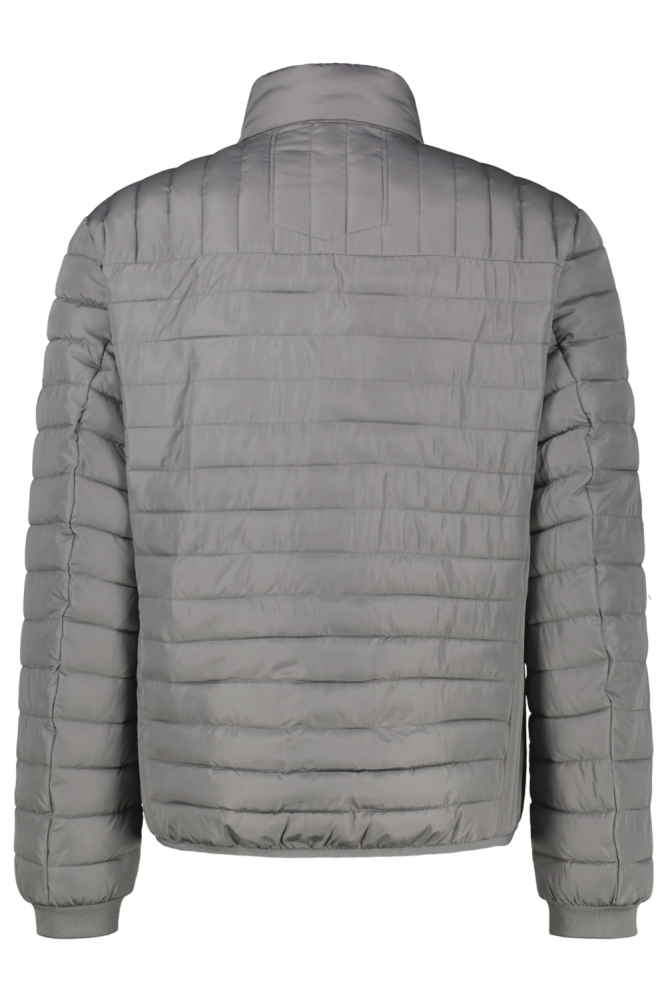 Lerros grijze heren jas | Achteraanzicht