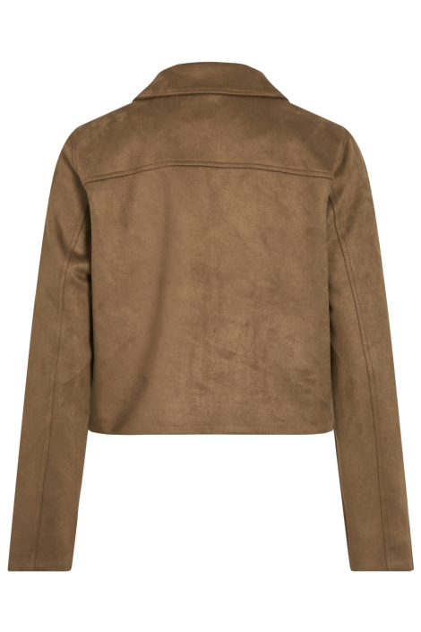 Vila camel dames jas | Achteraanzicht