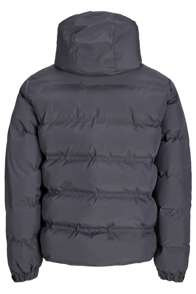 Jack & Jones grijze heren jas | Achteraanzicht