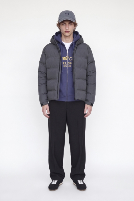 Jack & Jones grijze heren jas | Model