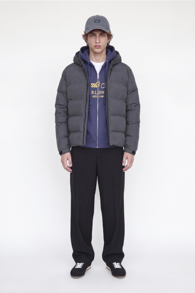 Jack & Jones grijze heren jas | Model