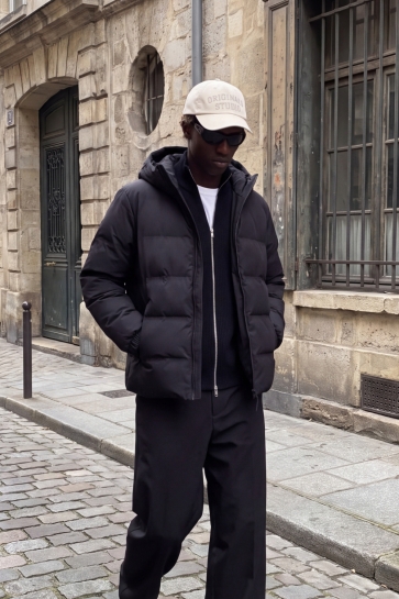 Jack & Jones Jas JJSAGE PUFFER JACKET BF 12298804 BLACK