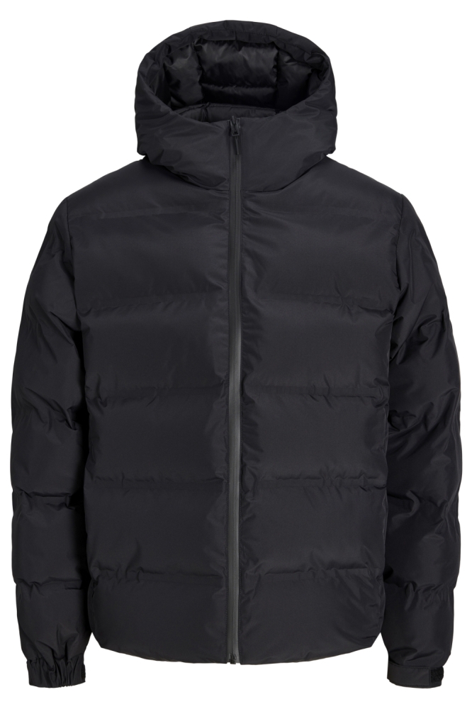 Jack & Jones zwarte heren jas | Vooraanzicht
