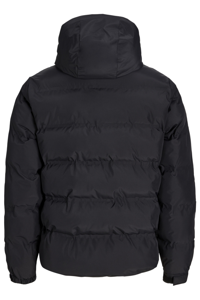 Jack & Jones zwarte heren jas | Achteraanzicht